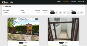 UI Secundaria de Inmobiliaria Clemente